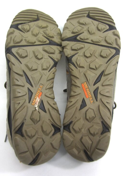 Merrell Pine Vent Size 13M Mens Low Hiking Trail Running Shoe Gray Yellow J09583 main image 2